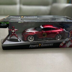 Jada Power Rangers Red Ranger 2009 Nissan GT-R R35 1:24 Die-Cast Edition